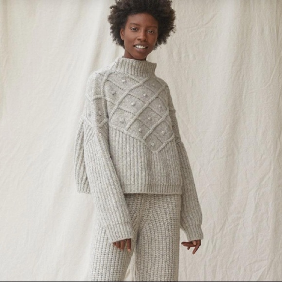 Lunya Chunky Wool Pullover Sweater Xss 